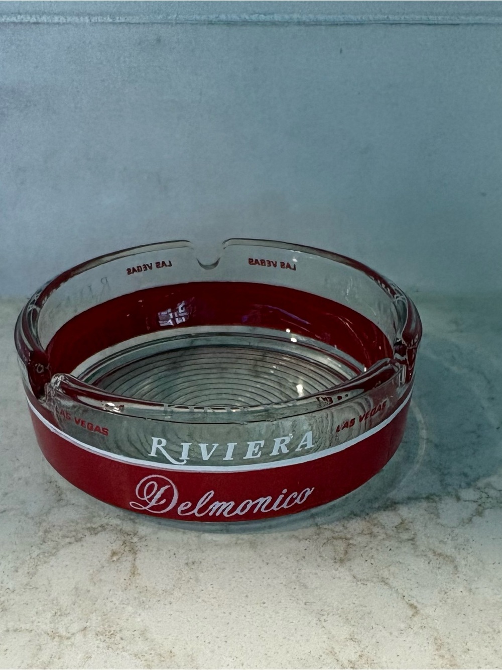 MCM Riviera Hotel Las Vegas Ashtray Delmonico Cafe Noir